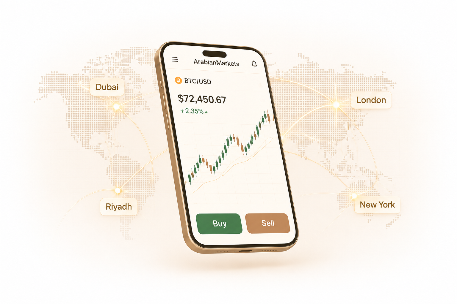 Trade Anywhere illustration